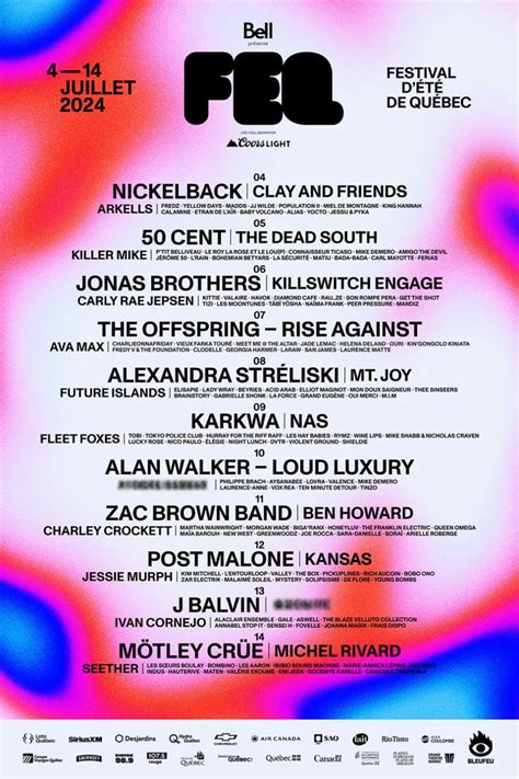 BROCKHAMPTON Setlist at Festival d'été de Québec 2018.